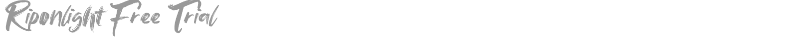 Riponlight font preview